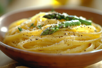 Poster - Asparagus Pasta