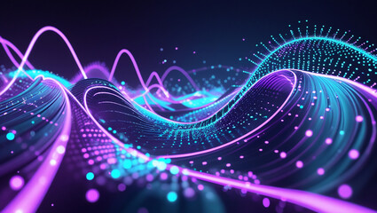 abstract background with lights