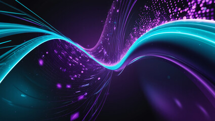 abstract background with glowing lines