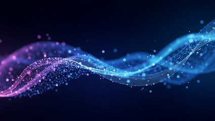 abstract background with waves