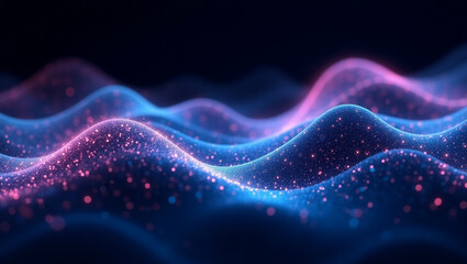 abstract blue background with waves