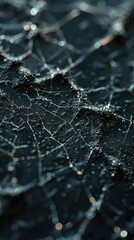 Dew Kissed Spiderweb Nature s Intricate Network Macro Photography