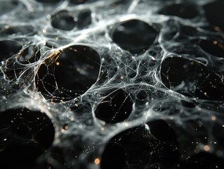 intricate spiderweb network nature s delicate design 8k ultra hd