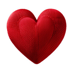 Red heart isolated on isolated Background 