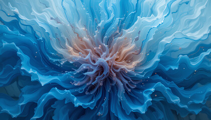 Leinwandbilder - abstract blue background.