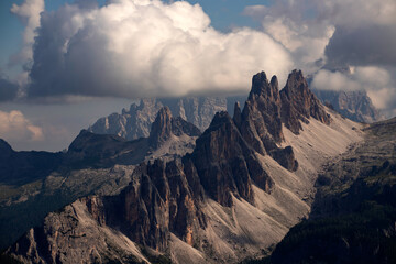 Sticker - Impressive view of Croda da Lago mountain chain