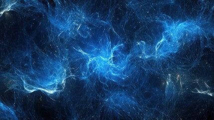 Wall Mural - blue technology plexus background.