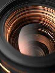 Wall Mural - camera lens detail. ai.