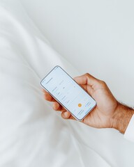 Aufkleber - Sleek Financial App Interface in Minimalist Office User-Centric Mobile Budgeting for Enhanced Money Management in Modern Workplace Settings
