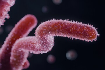 Wall Mural - A close-up view of a translucent jelly-like substance