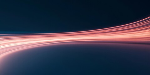 Poster - Dynamic Light Trails in Esports Aesthetic - Vibrant and Energetic Abstract Background
