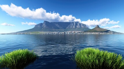 Poster - Table Mountain and Cape Town Skyline