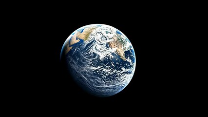 Wall Mural - beautiful view of earth from space showcasing vibrant colors and swirling clouds