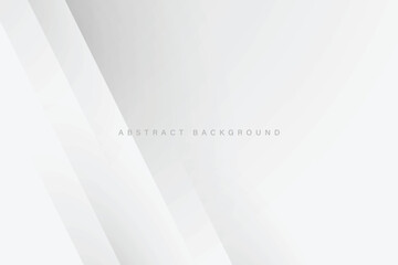 Wall Mural - simple geometric white light background abstract design. premium vector eps10