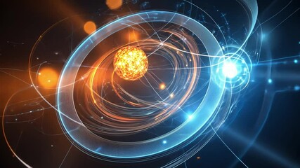 Wall Mural - advanced discussions on quantum computing platforms explore their potential to revolutionize data an