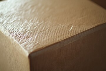 Poster - A close-up shot of a box on a table with unknown contents