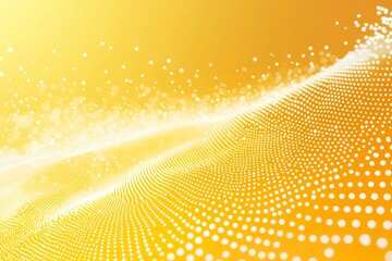 Wall Mural - yellow and white gradient background with dots, minimalist design, light yellow tone