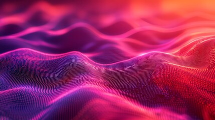 Aufkleber - Abstract pink and purple wavy background