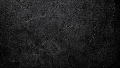 Poster - textured black background with rough matte surface ideal for minimalist design, product showcases, and dark themed graphic projects