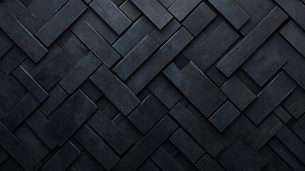 Aufkleber - Dark geometric pattern background. Abstract texture.
