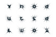 © Zee Production - Abstract sparkle shape, sign and Contemporary Symbols