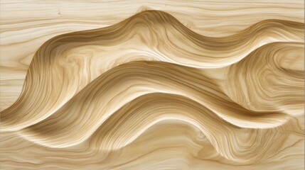 Poster - Abstract wood texture with wave pattern.