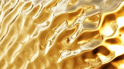 Poster - Abstract golden liquid texture background