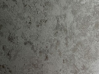 Poster - textured gray surface with abstract rough brush strokes and patterns, ideal for background, design elements, and industrial themes