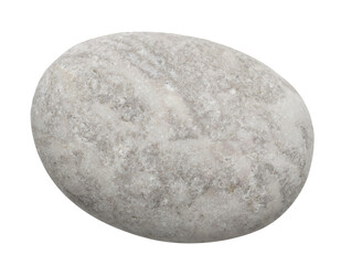 Poster - A gray and white rock with white spots on it  isolated on transparent background. The rock is small and has a unique texture