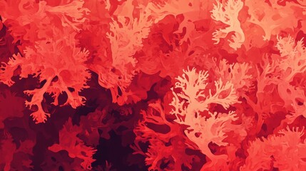 Poster - Abstract red coral texture background.