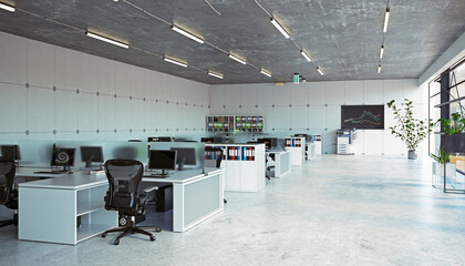 Wall Mural - modern office interior,