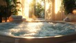 © mochiro - Serene Spa Hot Tub at Sunset
