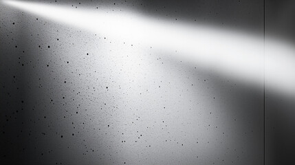 Leinwandbilder - Abstract gradient background with a soft spotlight effect on a black grunge textured wall. Gray and white grainy gradient texture with soft shadow light, ideal for design, posters, and minimalist pres