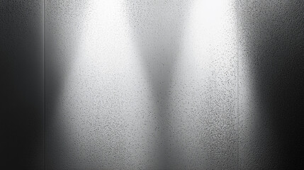 Leinwandbilder - Abstract gradient background with a soft spotlight effect on a black grunge textured wall. Gray and white grainy gradient texture with soft shadow light, ideal for design, posters, and minimalist pres