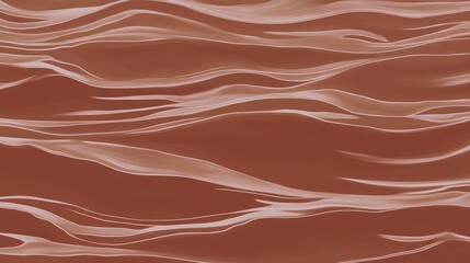 Poster - Seamless terracotta and cream wave pattern.  Perfect for backgrounds, textiles, and design projects.