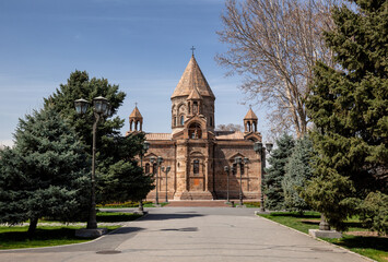 Wall Mural - Etchmiadzin monastery in Armenia