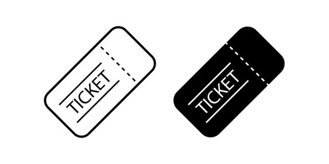 Wall Mural - ticket. ticket black vector icon. ticket icon. coupon vector icon