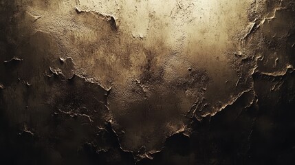 Poster - Dark abstract texture background.  Rough, cracked, grunge style.