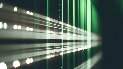 abstract tech background. green and white lines create a dynamic, futuristic feel. perfect for websi