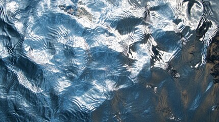 Poster - Close up abstract image of rippling water surface.  Perfect for backgrounds or textures.