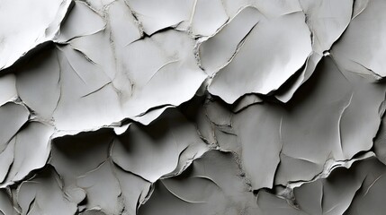 Poster - Abstract gray texture background.  Cracked, textured surface.