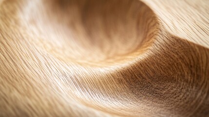 Detailed Close-Up of Natural Wood Grain Texture in Warm Golden Tones