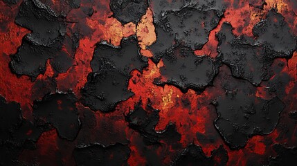 Poster - Abstract dark red and black textured background