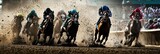 The prestigious derby horse racing events highlight the skill of jockeys and trainers.