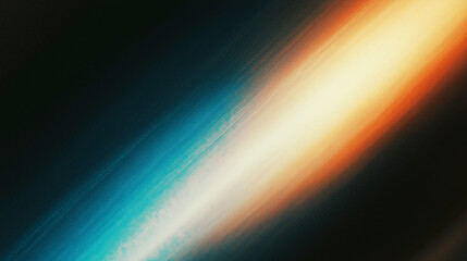 Poster - Abstract gradient background with blue, brown, and orange tones featuring grainy texture and soft lines for digital design, print, or wallpaper. High-detail, ultra-realistic vector illustration inspir