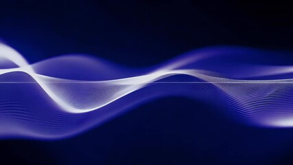 Wall Mural - waves wave dark abstract background abstract sound glowing music dark abstract background wallpaper 