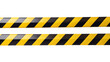 © openwork99 - Horizontal black and yellow caution tape isolated on transparent background