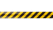 © openwork99 - Horizontal black and yellow caution tape isolated on transparent background