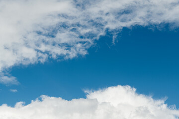 Wall Mural - white clouds on clear sky
