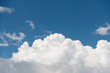 Wall Mural - Looking at the clouds and sky on the plane